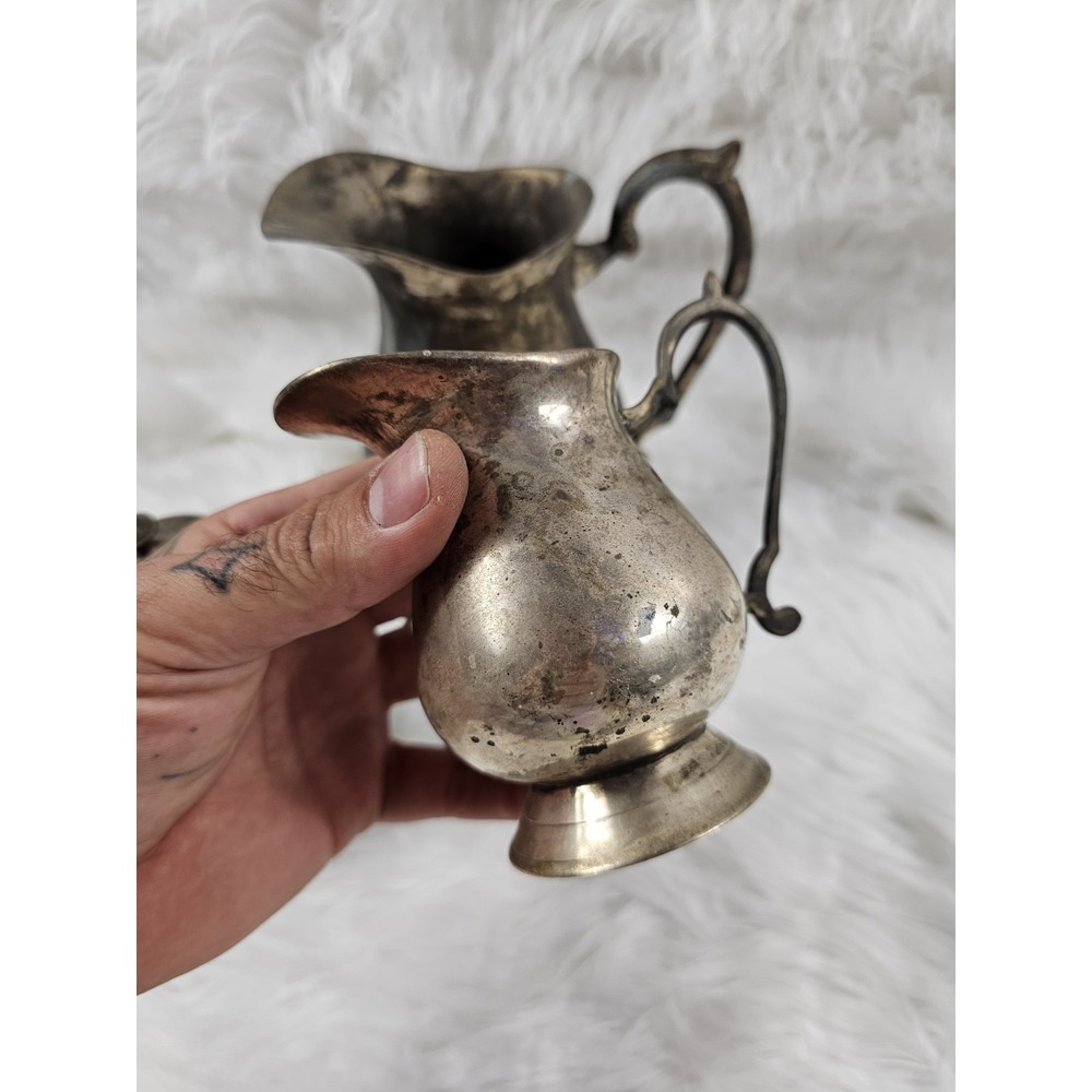VINTAGE International SILVER CO. Bundle of Silver Plated Tea/Coffee Set (3) - Picture 6 of 11